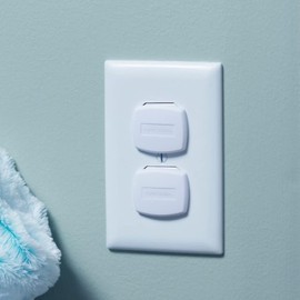 Toddleroo by North States - Plug Protectors for Baby Proofing Outlets: Child Proof Outlet Covers - 36 Pack - Soft White