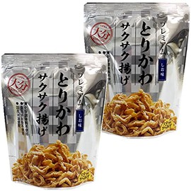 Uncle Poppo Oita Karaage Premium Torikawa Crunchy Fried Shioi Flavor, 2 Bags (Produced in Oita Prefecture)