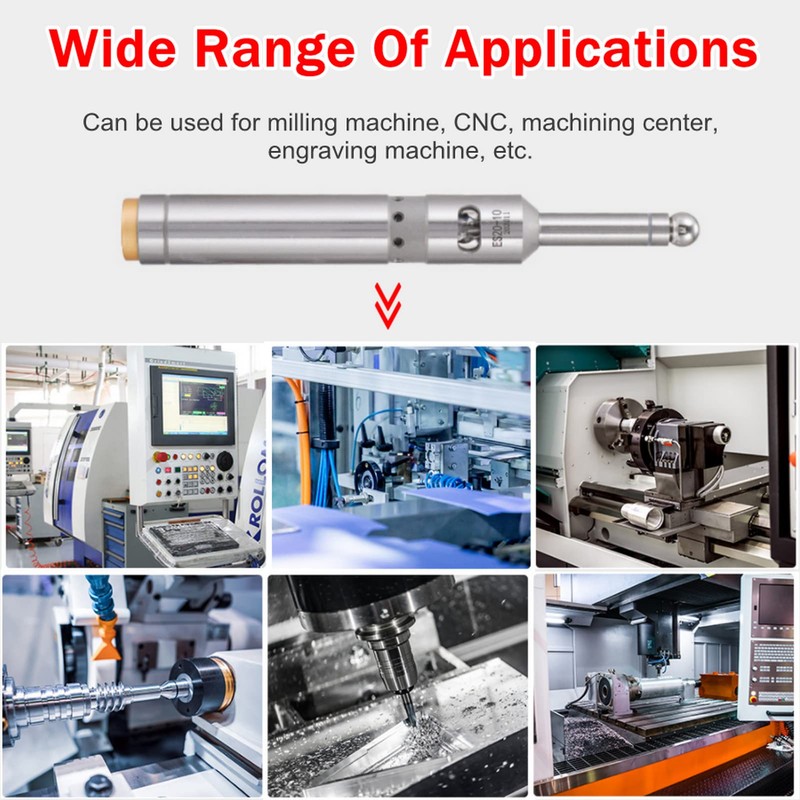 Stainless Steel Optoelectronic Edge Finder Bi LED Finder Edge Elektronîkî,