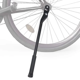 WOTOW Bicycle Stand - Adjustable Bicycle Stand Aluminium Alloy Bicycle Stand with Hidden Spring Lock, Non-Slip Side Stand Bicycle for 24-27.5 Inch Mountain Bike/Road Bike/e-Bike