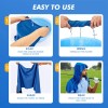 CSITE Cooling Hoodie Towels, Instant Cooling Towels for Neck and