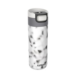 KAMBUKKA ETNA Foggy Terrazzo Insulated Water Bottle (500 ml) - Waterproof Thermos: Snapclean® Technology - Ideal for Hot and Cold Drinks - Non-slip Bottom - Stainless Steel - ETNA Foggy Terrazzo Model