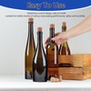 Klfte 100Pack 10 Sizes Cork Stoppers,Small Corks Plugs For Bottles,