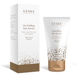 GESKE Sérum para ojos anti hinchazón Contra ojeras y ojos hinchados Con aloe vera Sérum de belleza Suaviza el contorno de los ojos Fórmula vegana Complementa GESKE SmartAppGuided™