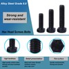 Joamang M8 x 60mm 65mm 70mm 75mm 80mm Hex Bolts,