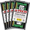 A-Tech 32GB Kit (4x8GB) DDR4 2400MHz PC4-19200 ECC SODIMM 2Rx8