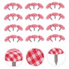 TEHAUX 50pcs Cloth Wrapped Double Feet Rivets for Crafts Lightweight