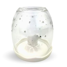 Sunart SAN3396-1 Cute Tableware, North Pole, Shirokuma Somen, Ochoko & Condiment Container, 9.4 fl oz (290 ml)