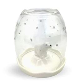 Sunart SAN3396-1 Cute Tableware, North Pole, Shirokuma Somen, Ochoko & Condiment Container, 9.4 fl oz (290 ml)