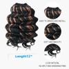 ToyoTree Ocean Wave Crochet Hair - 12 Inch 8 Packs
