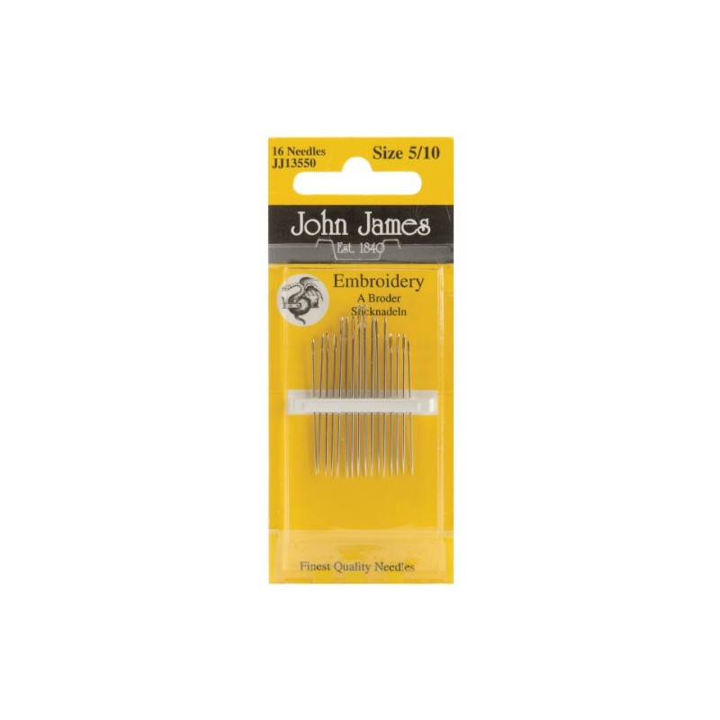 Colonial Needle Crewel/Embroidery Hand Needles-Size 5/10 16/Pkg