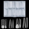 ZEYACHAN 96 Pieces Nail Capsules Nail Extension Set 4 Models