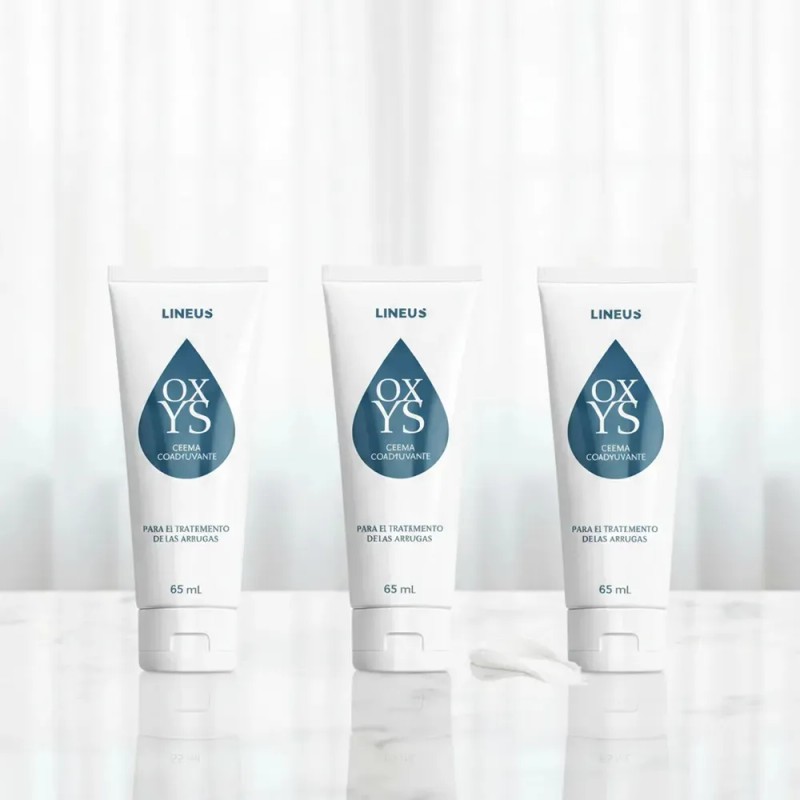 Oxys Crema Facial Antiarrugas 65 ml, Hidratante, Rejuvenecedora. Día/noche. Sin