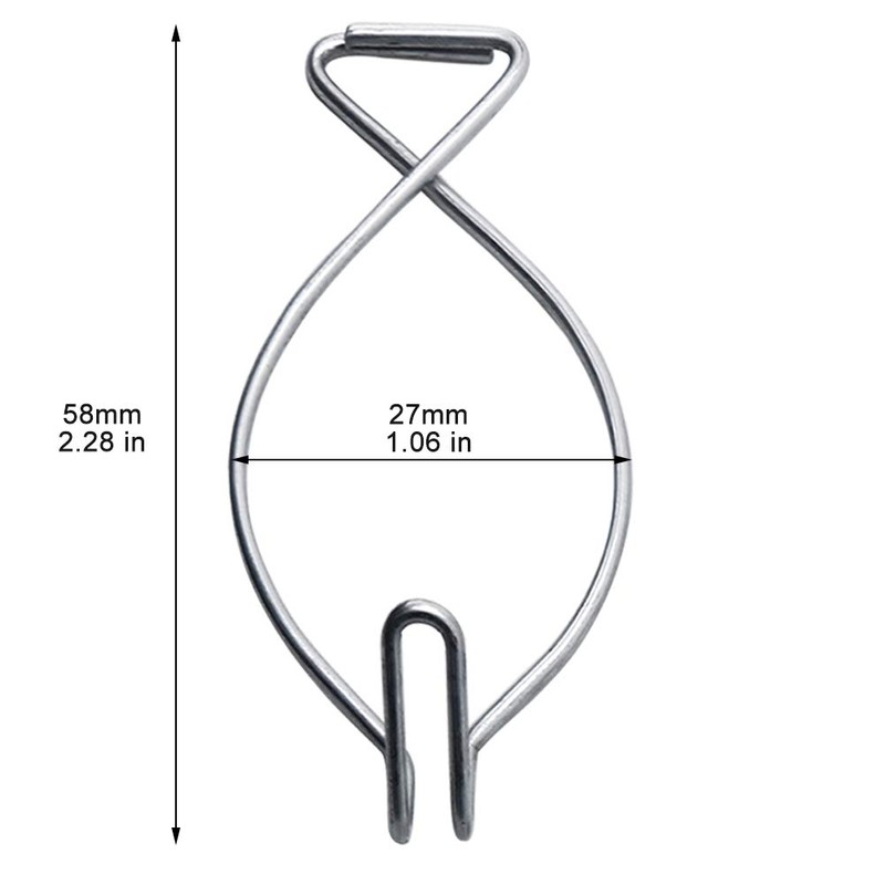 BAMI-LEE House 50 Piece Ceiling Hook Clips Ceiling Hanger Hooks