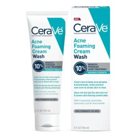 Cerave Crema Espumosa Para El Acné | Limpiador Suave Para El