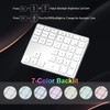 LINKEET Tri-Mode Aluminum Numpad 7-Color Backlit Bluetooth 5.0/Wired USB-C/2.4G Wireless