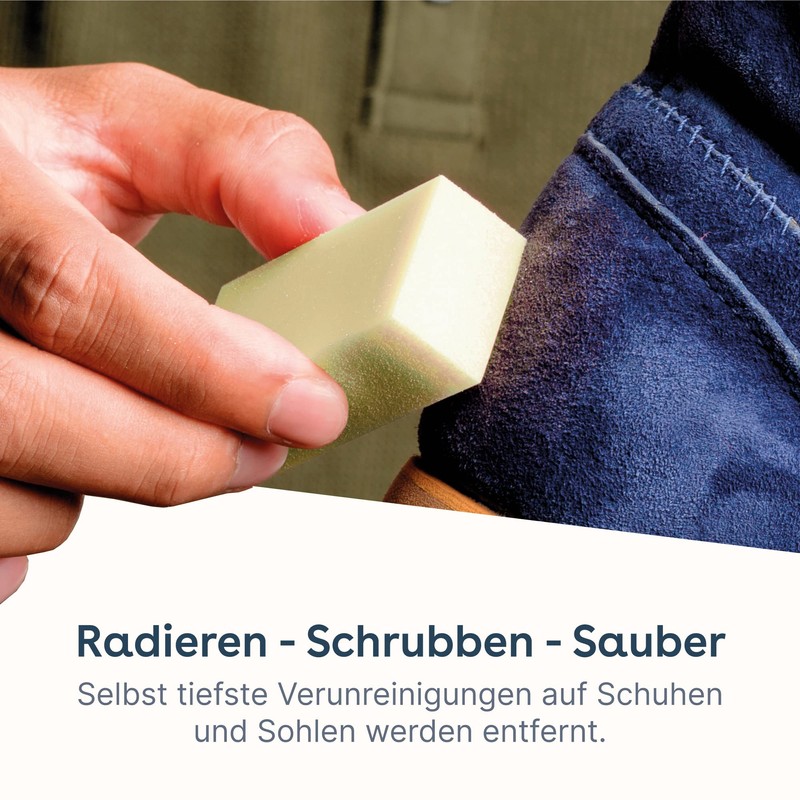 eco:fy Shoe Cleaning Rubber Dirt Eraser Suede Nubuck Leather Suede