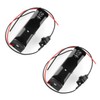 DGZZI 18650 Battery Storage Case 2PCS Single 18650 Battery Holders
