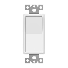 ENERLITES 4-Way Decorator Paddle Rocker Light Switch, Clamp Down Wiring, Grounding Screw, Residential Grade, 15A 120V/277V, UL Listed, 94150-W, White