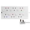 Pro Elec PEL00029 6 Way Individually Switched Extension Lead, 2