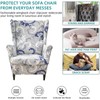 KRFOONN Wingback Chair Covers Slipcovers 2 Piece Stretch Wing Chair