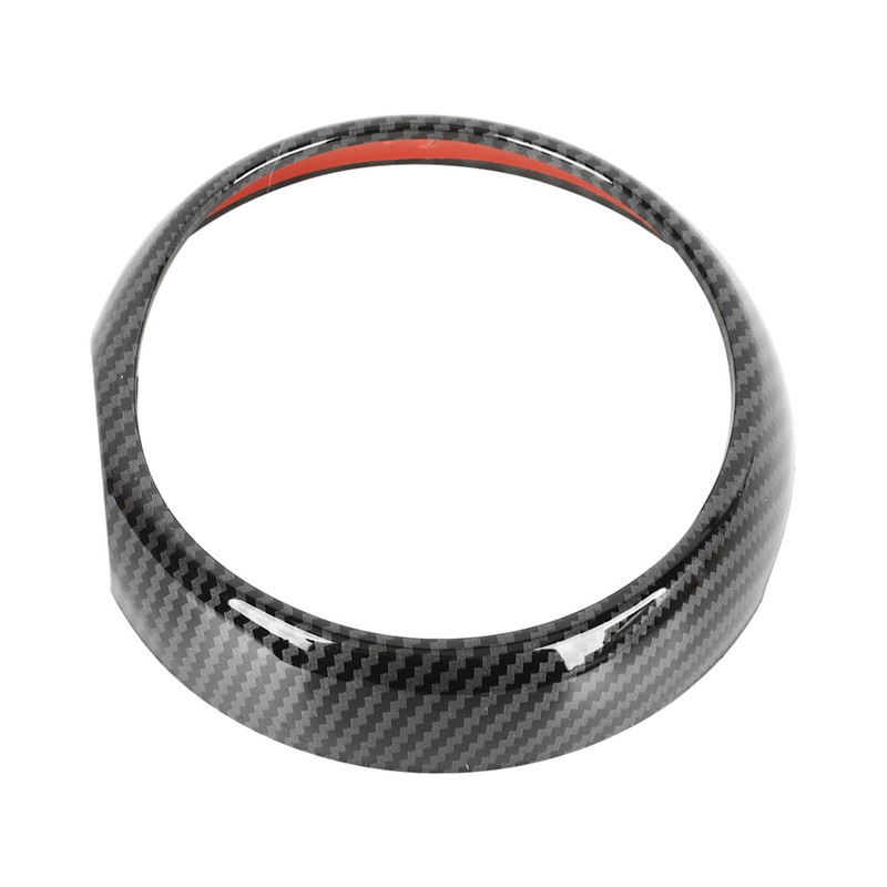 Car Dashboard Cover Edge Trim Decoration Ring Carbon Fibre Style
