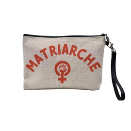 Canvas Bag - Matriarche Mama Family Feminism - Canvas Cosmetic Bag - Toiletry Bag - 23.5 x 15 cm, Matriarch, 23.5 x 15 cm, Cosmetic Bag, matriarch, Cosmetic bag