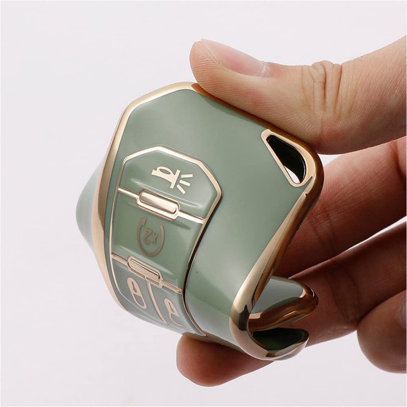SANRILY 2 Button Key Fob Case for Jeep Wrangler Gladiator