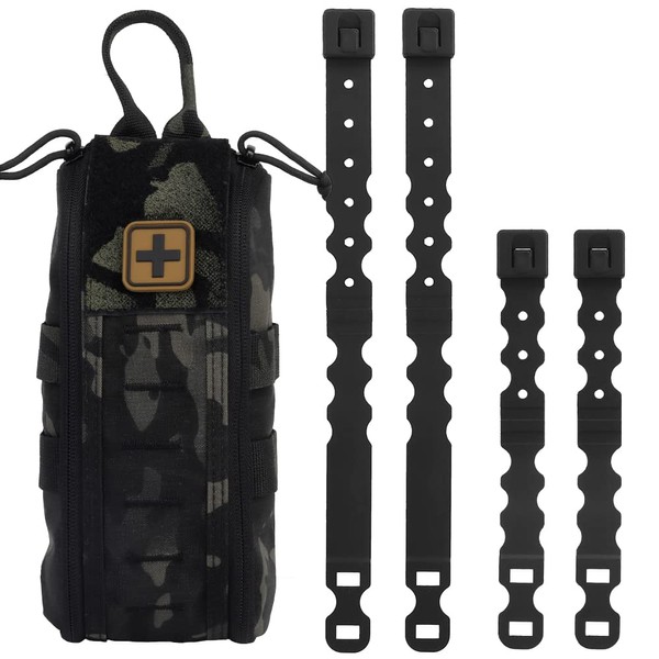 WarmHeartting Tactical Molle Medical First Aid Bag Storage Bag Emergency Survival EMT IFAK Rip-Away Trauma Bag Camouflage