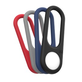 Speck Products Presidio Sililoop AirTag Holders, Assorted Colors, 4-Pack