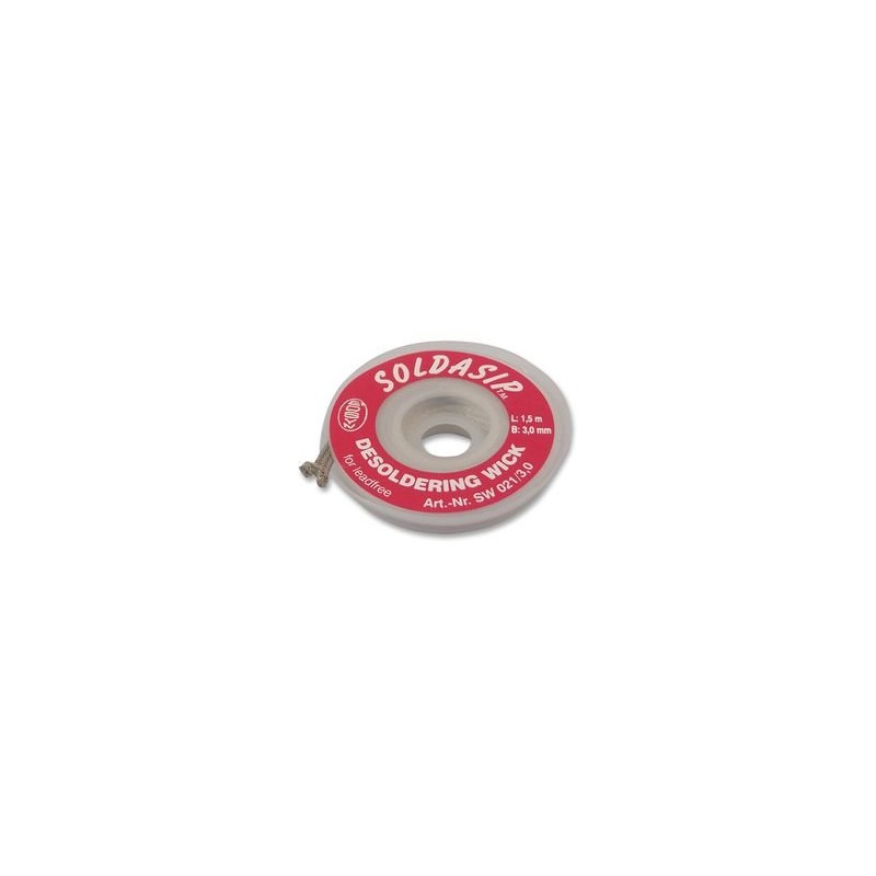 EDSYN SW021/3,0 DESOLDERING BRAID, PB-FREE, 3.0MMX1.5M (1 piece)