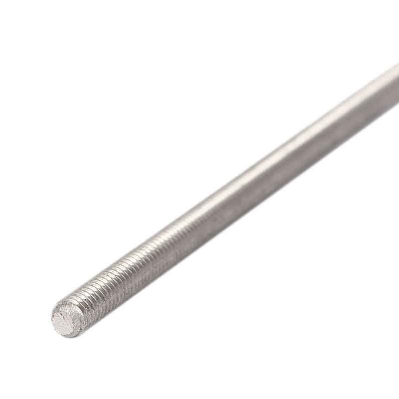sourcing map 304 Stainless Steel Full Threaded Rod Hardware M3
