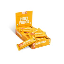 TCHO Holy Fudge Chocolate Truffle Bars - 100% Plant-Based Organic Dark Chocolate - Vegan, Soy-Free, Gluten-Free, Individually Wrapped Pure Cacao Bars - Rich Fudgy Indulgence in Every Bite (18-Pack)