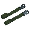 Webbing Strap with Quick Release Buckle, Pack of 2 (Olive