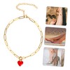 COLLBATH Elegant and Eye-catching Heart Design Anklet Women's Fashion Jewelry