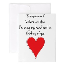 CafePress Roses Are Red, Violets Are B Notecards (Set Of 10) 4.25" x 5.5" Notecards 10 Pack