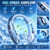 Wearable Neck Fan for Hands-Free Cooling – 8000mAh Rechargeable Design