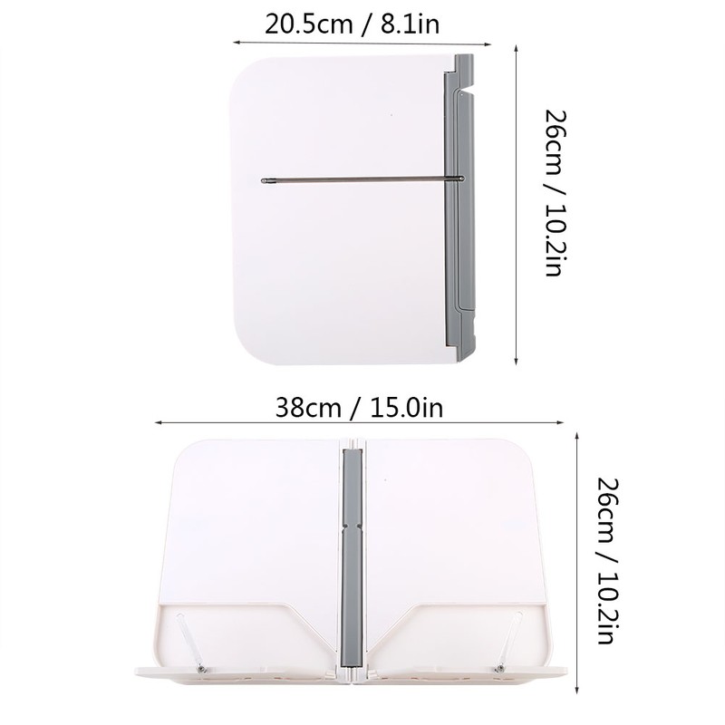 Multifunctional Folding Reading Stand Adjustable Books Shelf