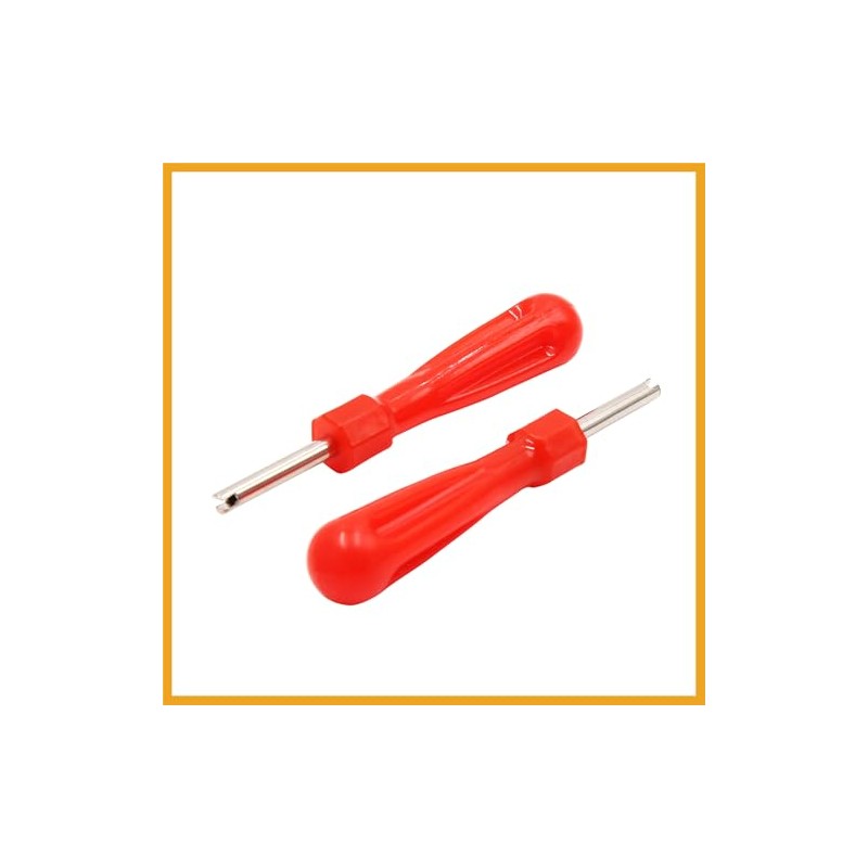 Partuto 8pcs Car Tyre Valve Stem Core Remover Wrench Tire