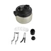 Airbrush Cleaning Pot Universal Glass Bottle Airbrush Cleaning Jar with