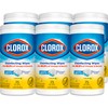 Clorox Disinfecting Cleaning Wipes, Bleach Free, Crisp Lemon, 75 Count,