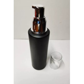 Meliars Frasco Dosificador Dispensador 80 Ml Negro Frost (10 Pzs)