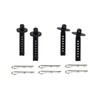 Body Mounting Posts Conversion Kit Compatible for Traxxas e-Revo 1.0