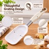 Manual Ginger Grater for Garlic & Produce – Compact ABS