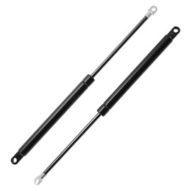 Motoforti 15inch/380mm 111Ib/500N/50kg Lift Supports Struts Gas Springs for Car Tailgate Camper Lid Boat Hatch Window Lid Under Bed Lifting Tool Box Lid Black 2Pcs