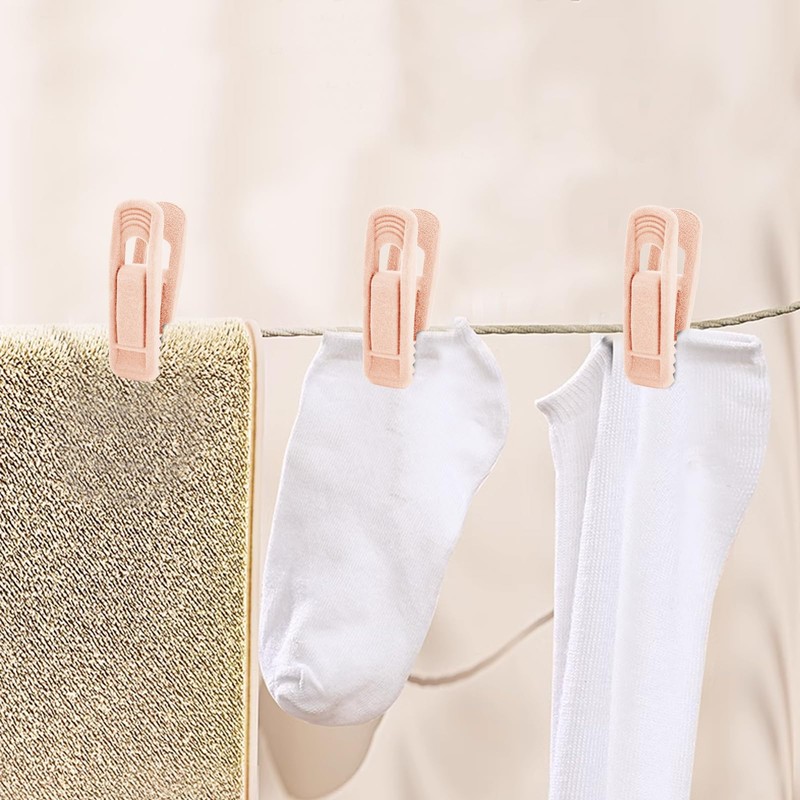 Feelorna 20 Pcs Velvet Hangers Clips, Non-Slip Clothes Hanger Clips