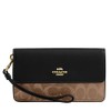 Coach Foldover Wristlet, IM/Tan/Black