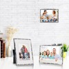 DECANIT 4x6 Picture Frames Metal,Thin Profile Photo Frame 4 by