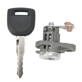 Left Front Door Lock Cylinder Zinc Alloy Excellent Mechanical Stability Replacement for MAZDA 3 2004‑2009 LHD Car