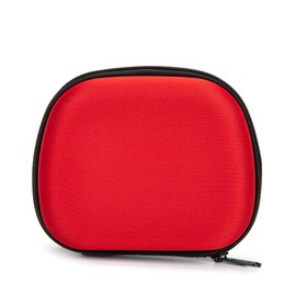 Jipemtra First Aid Hard Case Empty, First Aid Hard Case First Aid EVA Hard Red Medical Bag for Home Health First Emergency Responder Camping Outdoors (5x4x1.8 Small)